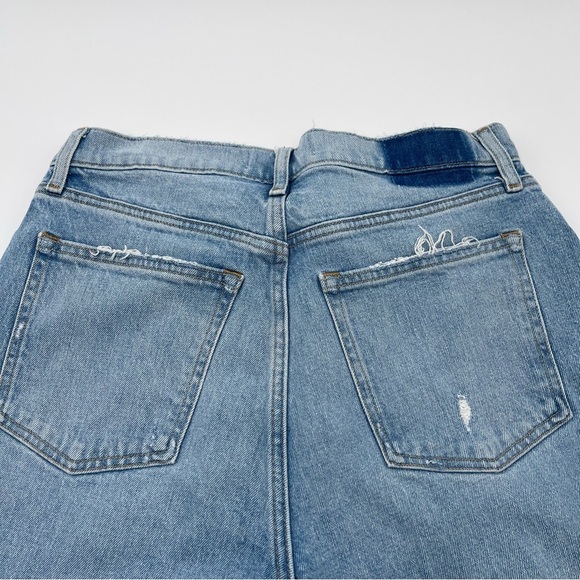 Abercrombie & Fitch The 90s Straight Ultra High Rise Women’s 31/12L Distressed - Picture 7 of 15